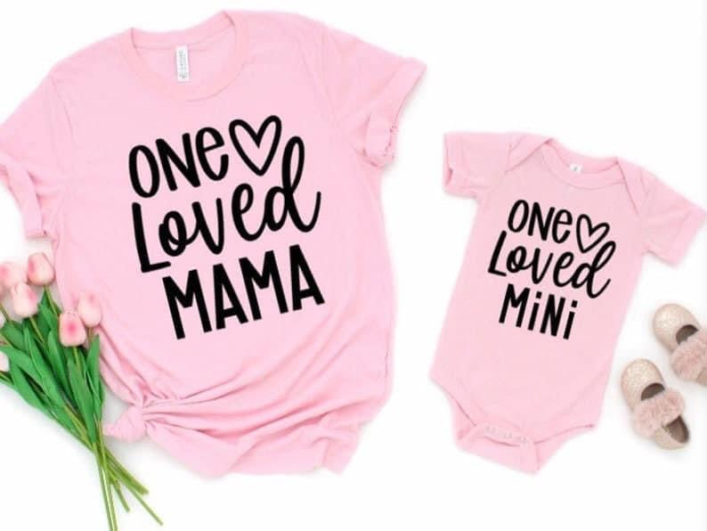 One Loved Mama & Mini Shirts
