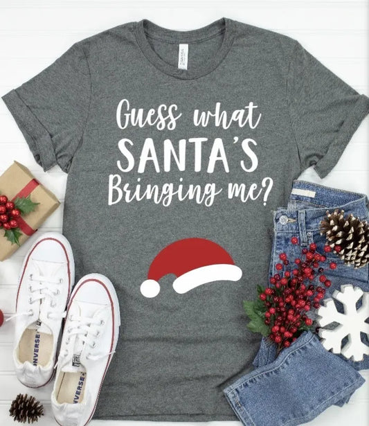 Guess What Santa’s Bring Me? Pregnancy Shirt