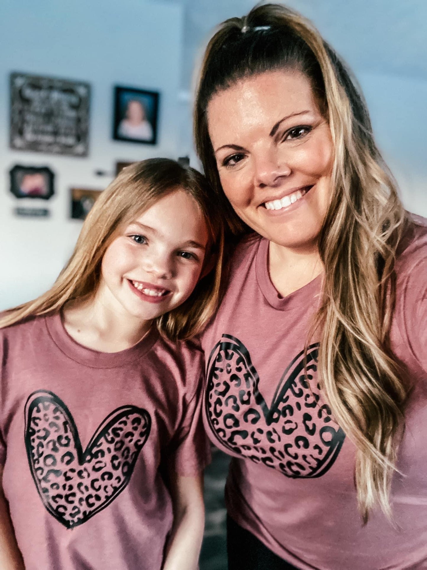 Cheetah Print Heart Shirt