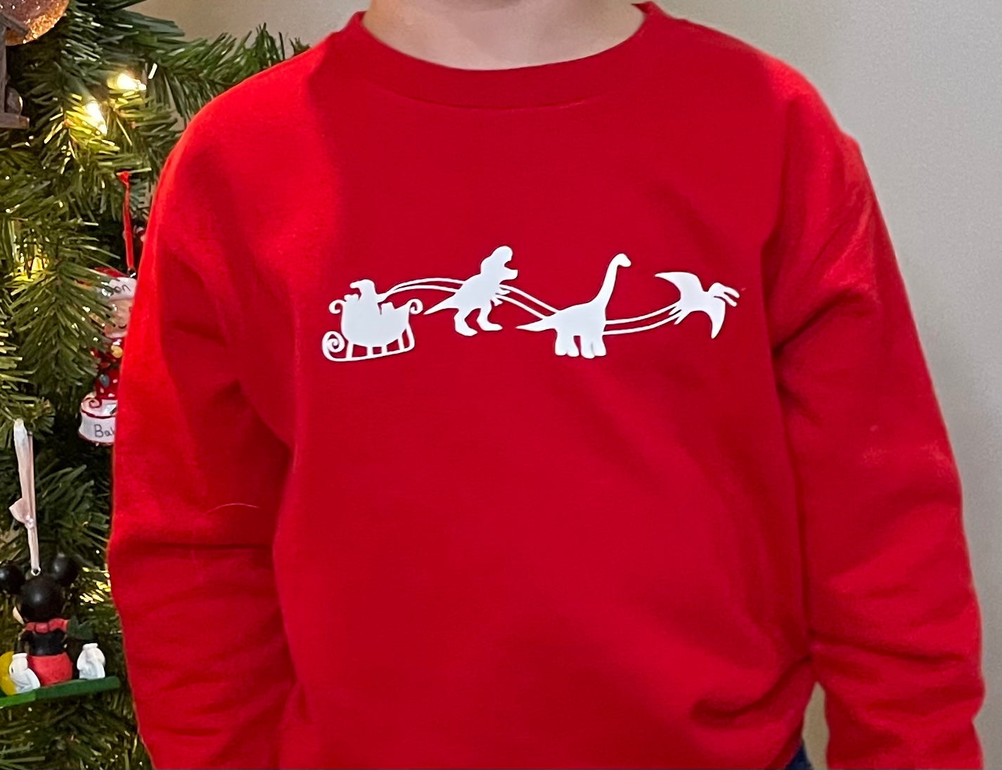 Santa Dinosaur Sweatshirt