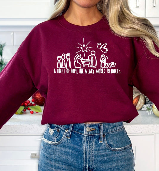 The Weary World Rejoices Sweatshirt