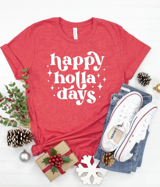 Happy Holla Days Tee