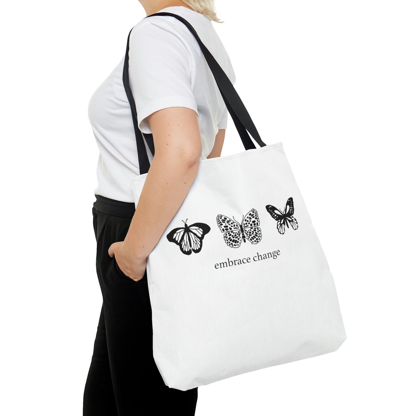 Embrace Change Butterfly Tote Bag