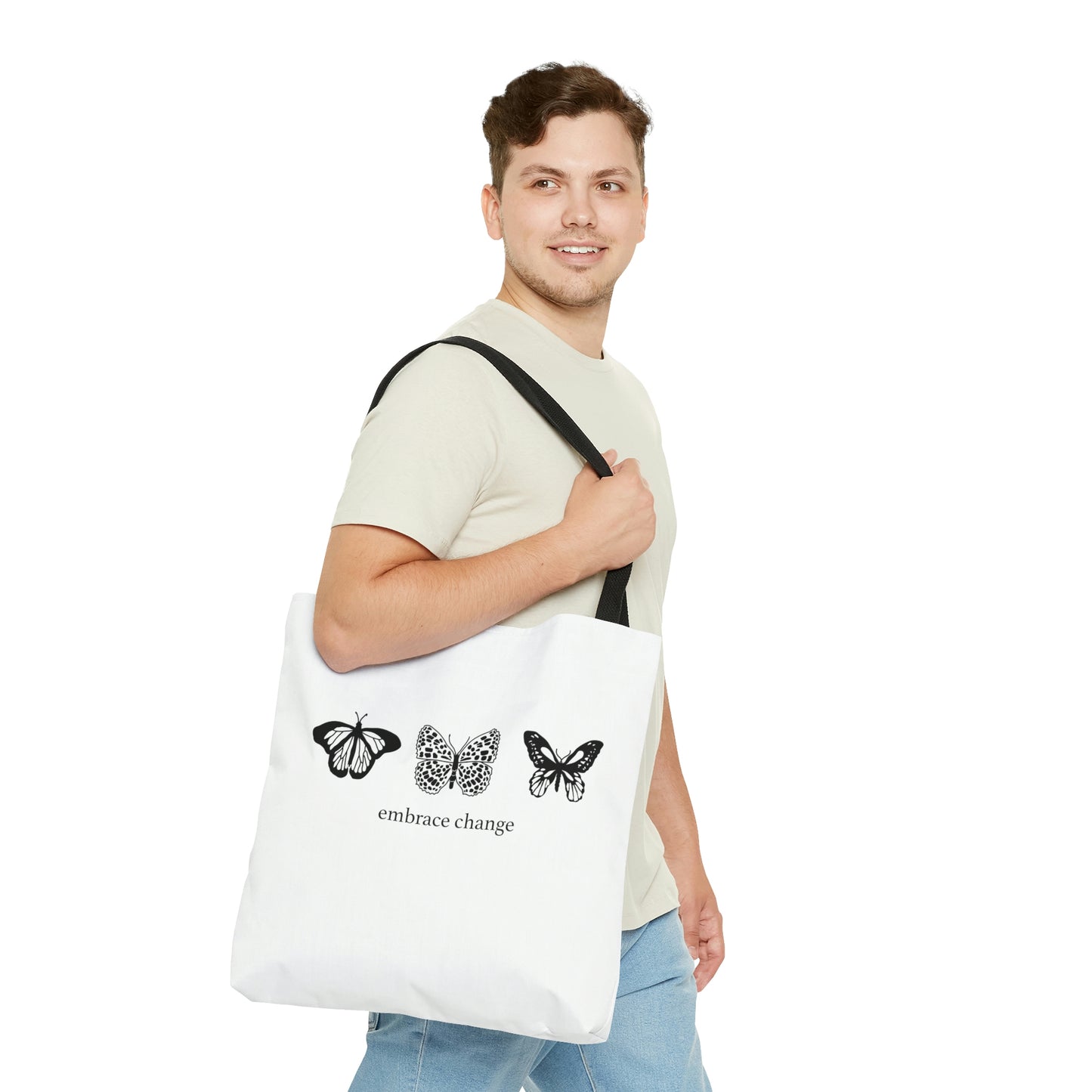 Embrace Change Butterfly Tote Bag